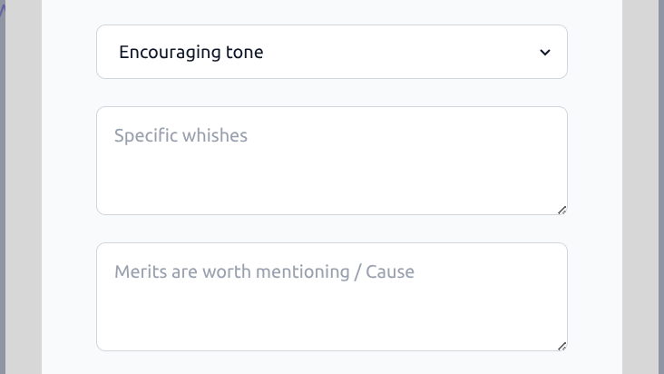 select message tone, “merits” or something worth mentioning.